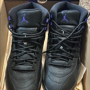 Jordan 12 Retro Black and Purple